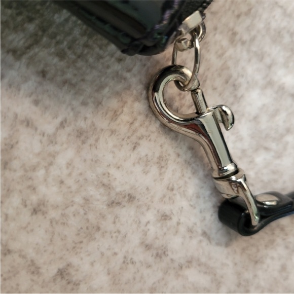 Authentic Coach Monogram Black Patent
Leather Wristlet - Picture 5 of 9